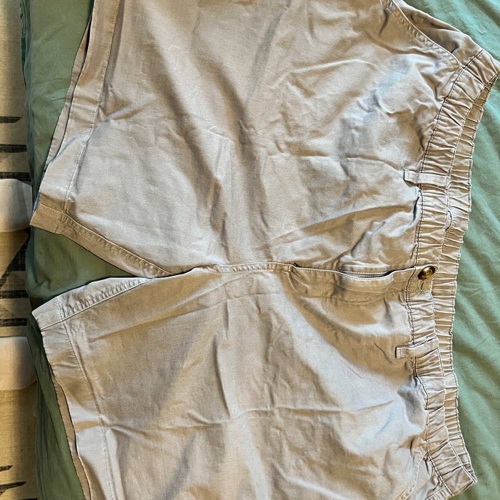 Chubbies Gray Cargo Shorts Elastic Waistband Lightweight